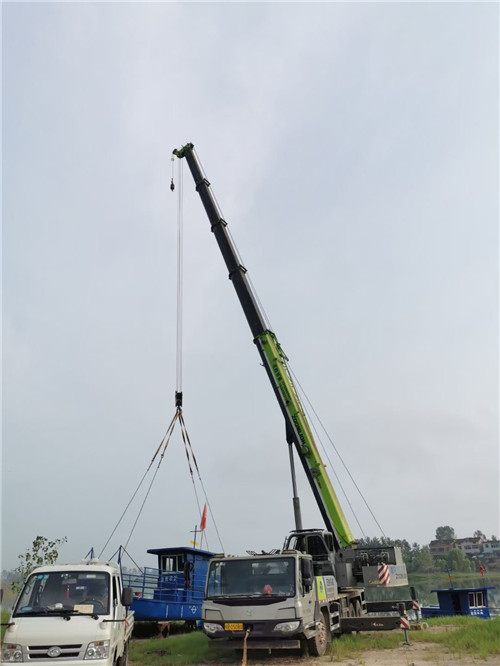 涟水县桥梁建设吊装案例